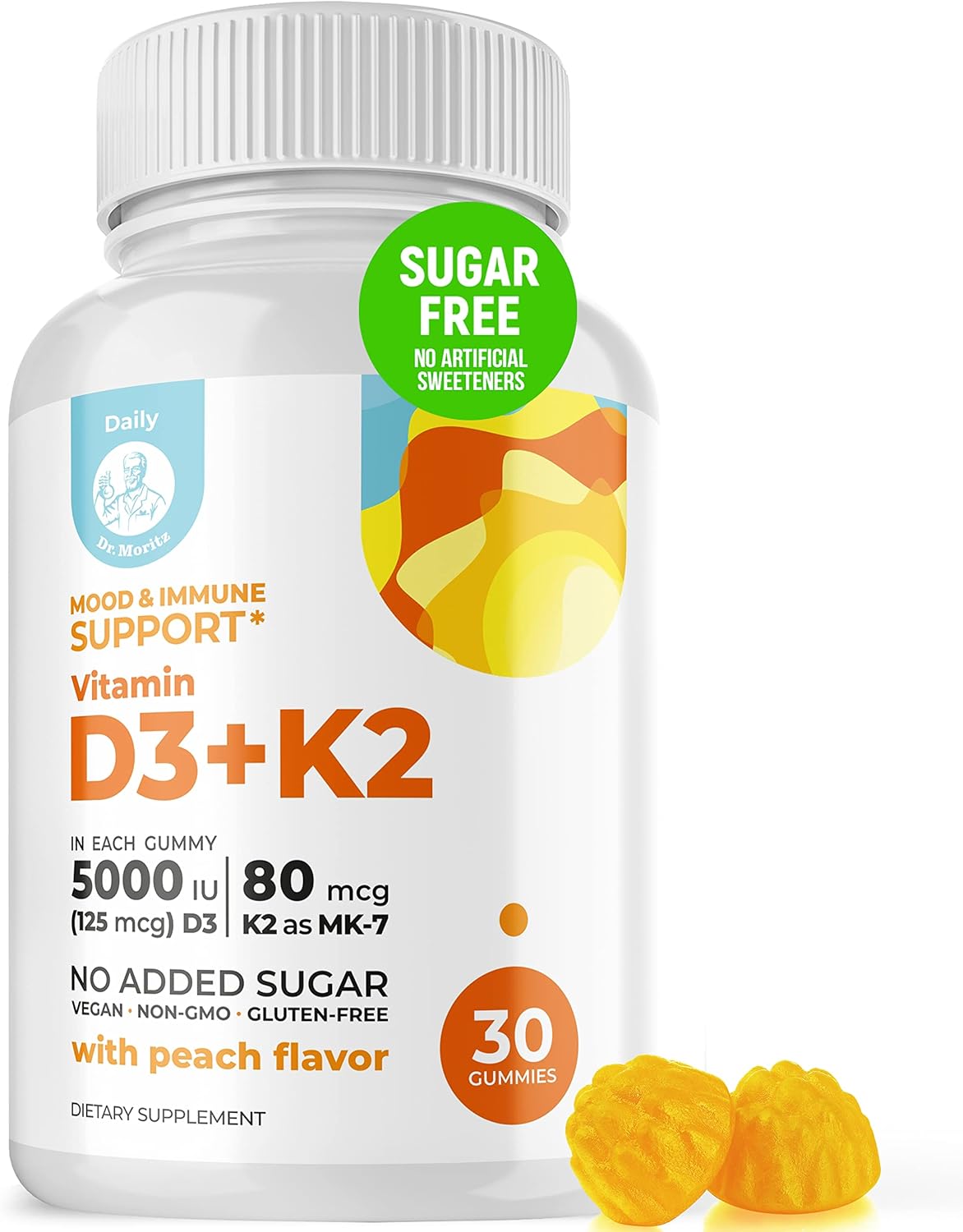 DR. MORITZ Vitamin D3 K2 Gummies 5000 IU Review