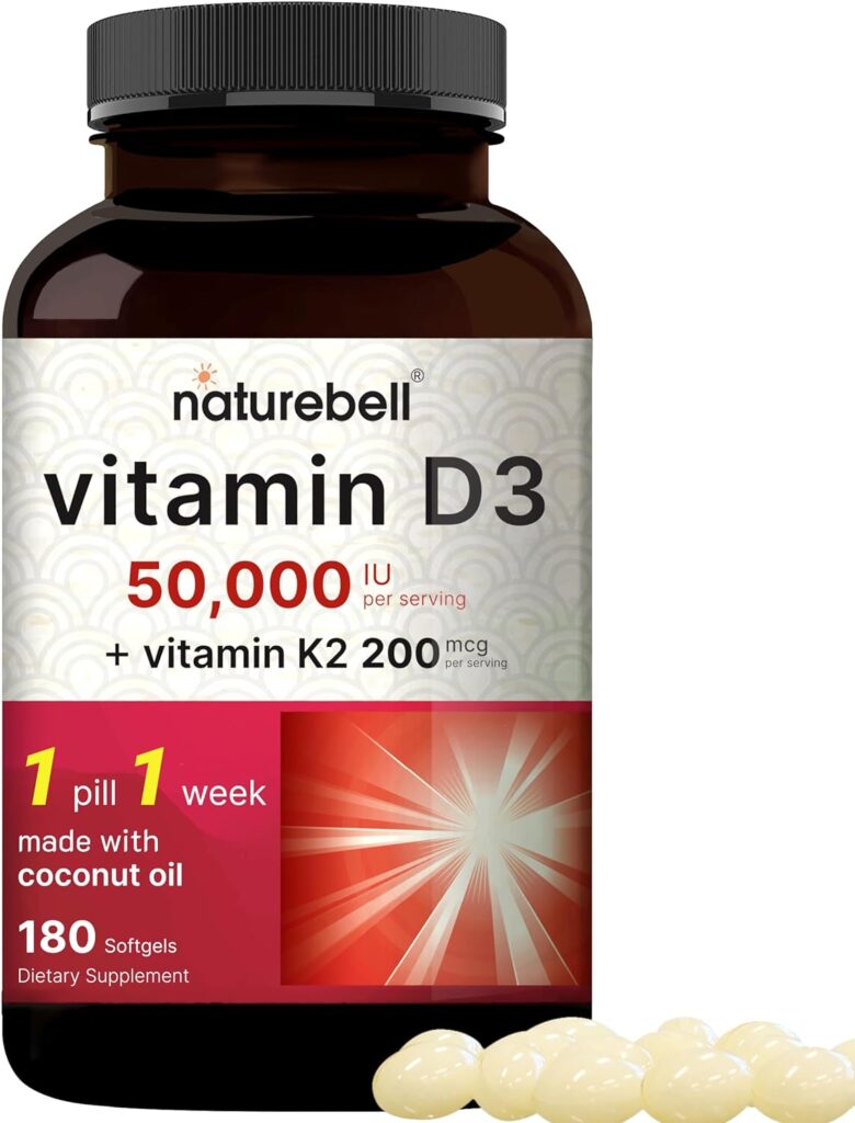 NatureBell Vitamin D3 50,000 IU with K2 200 mcg Review – best vitamin ...