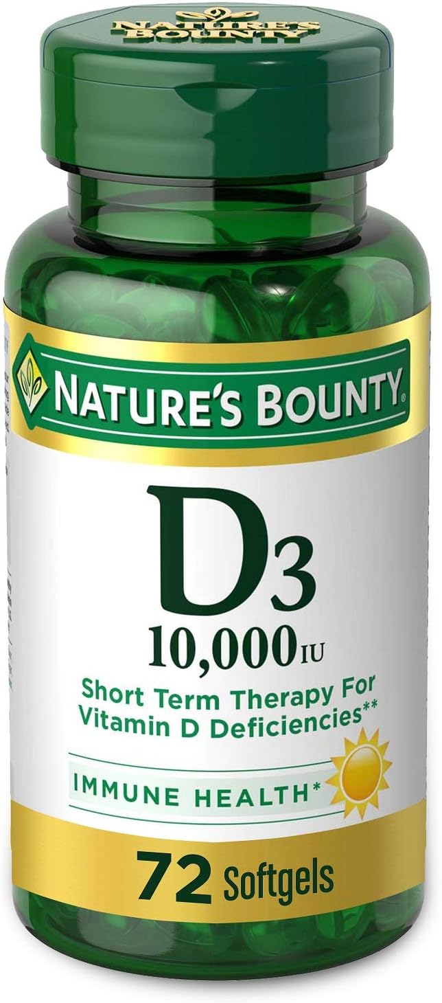 Nature’s Bounty Vitamin D Softgels Review