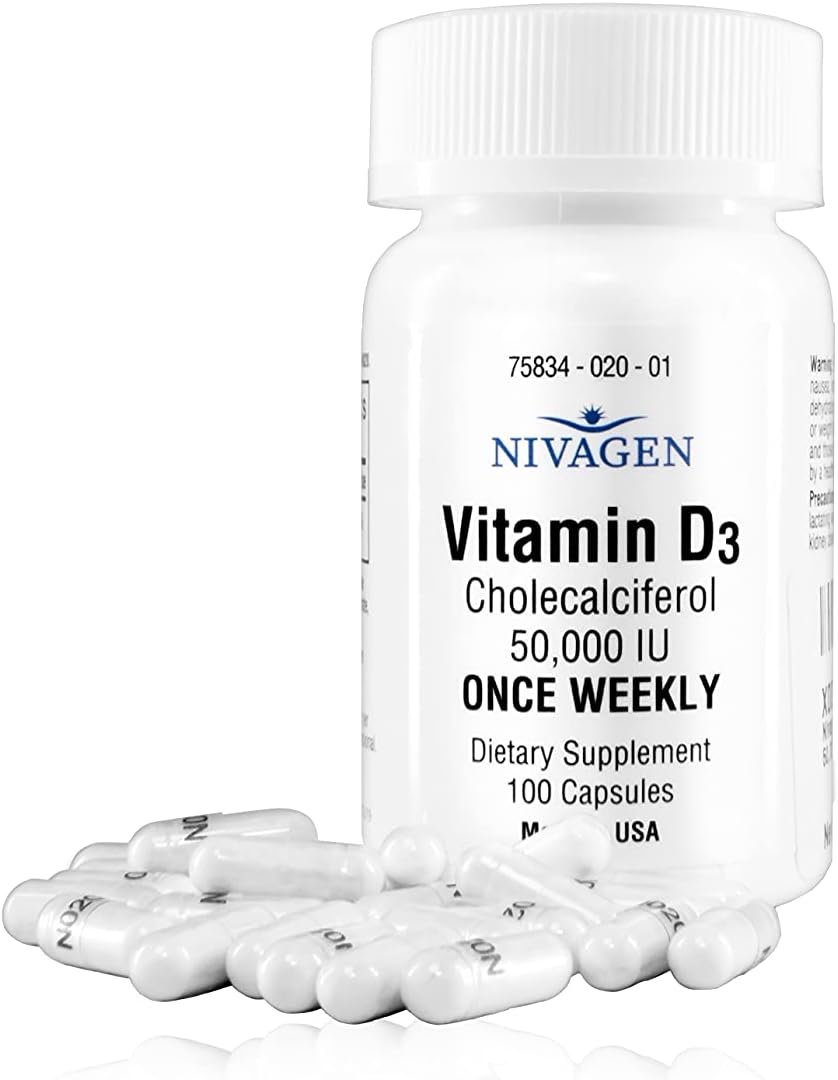 Nivagen Pharmaceuticals Vitamin D3 50,000 IU Capsule Review