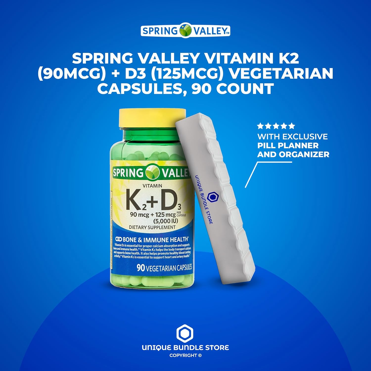 Spring Valley K2 D3 Vitamin Supplement Review