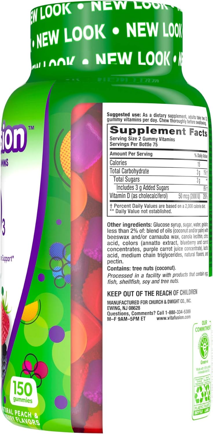 Vitafusion Vitamin D3 Gummy Vitamins Review